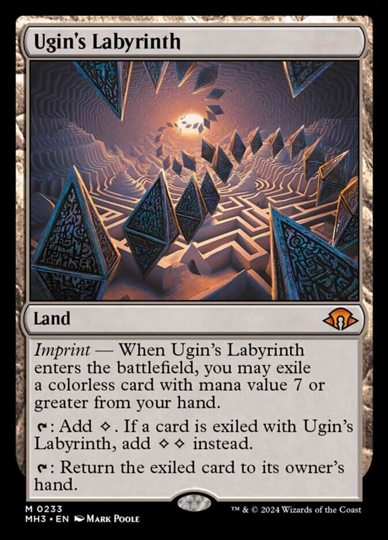 Ugin's Labyrinth magic card front