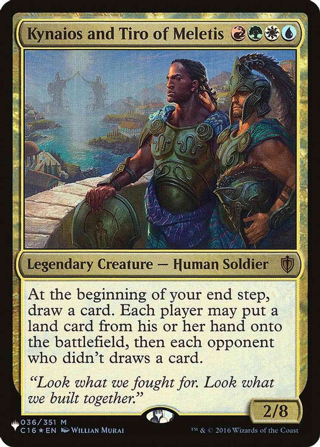 Kynaios and Tiro of Meletis magic card front