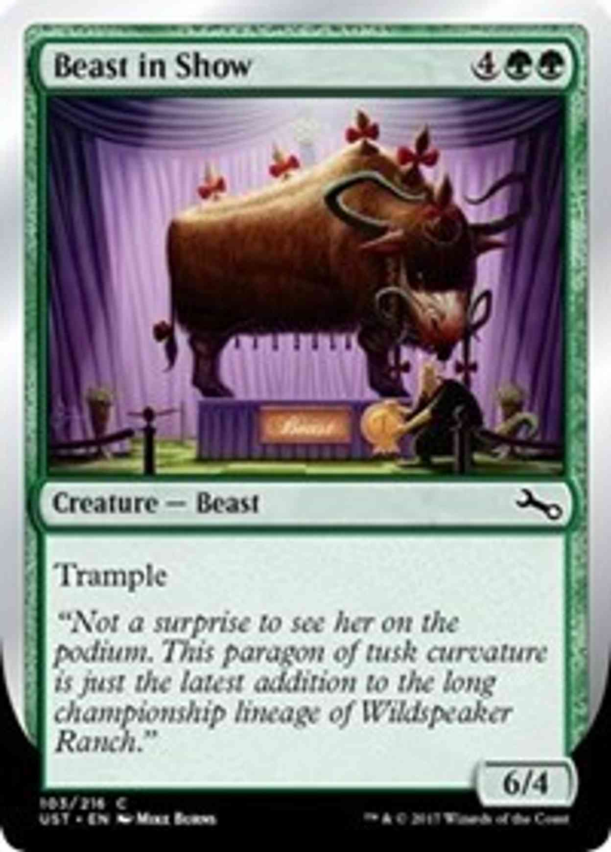 Beast in Show (D) magic card front