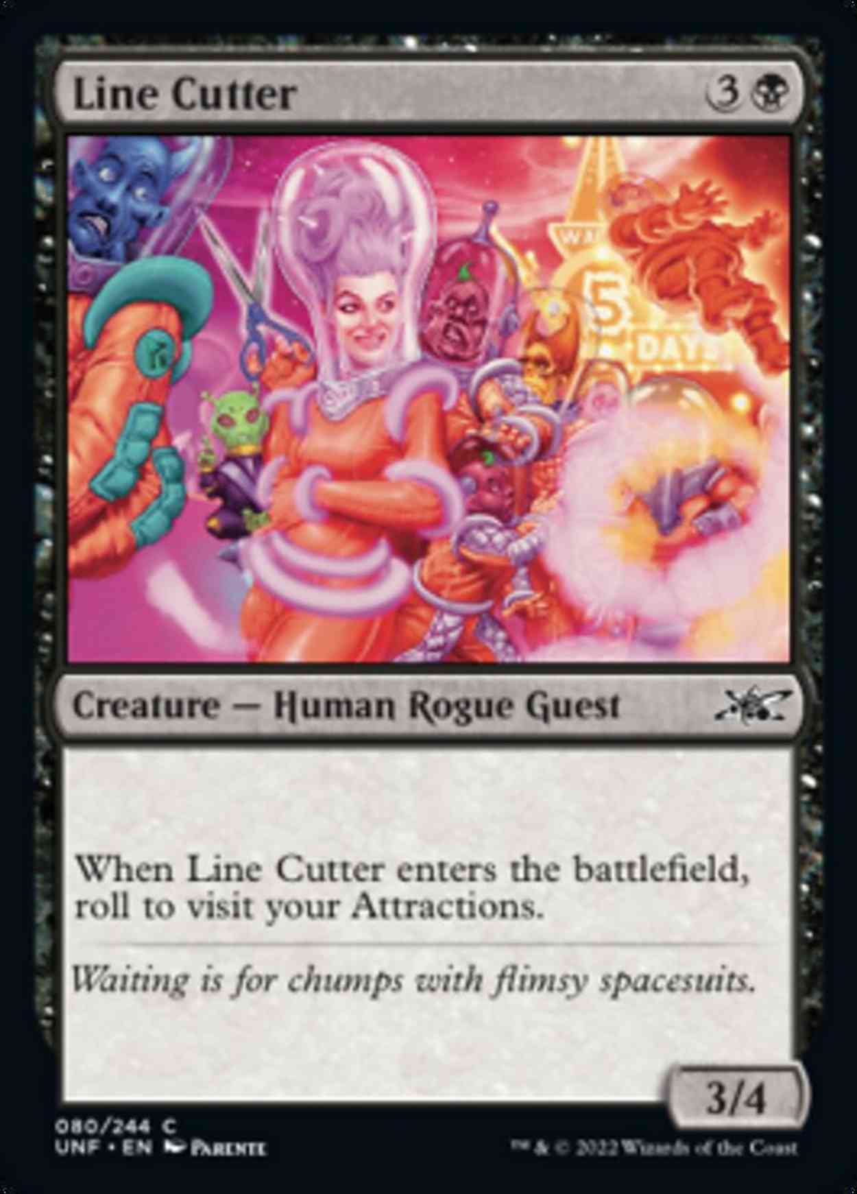 Line Cutter magic card front