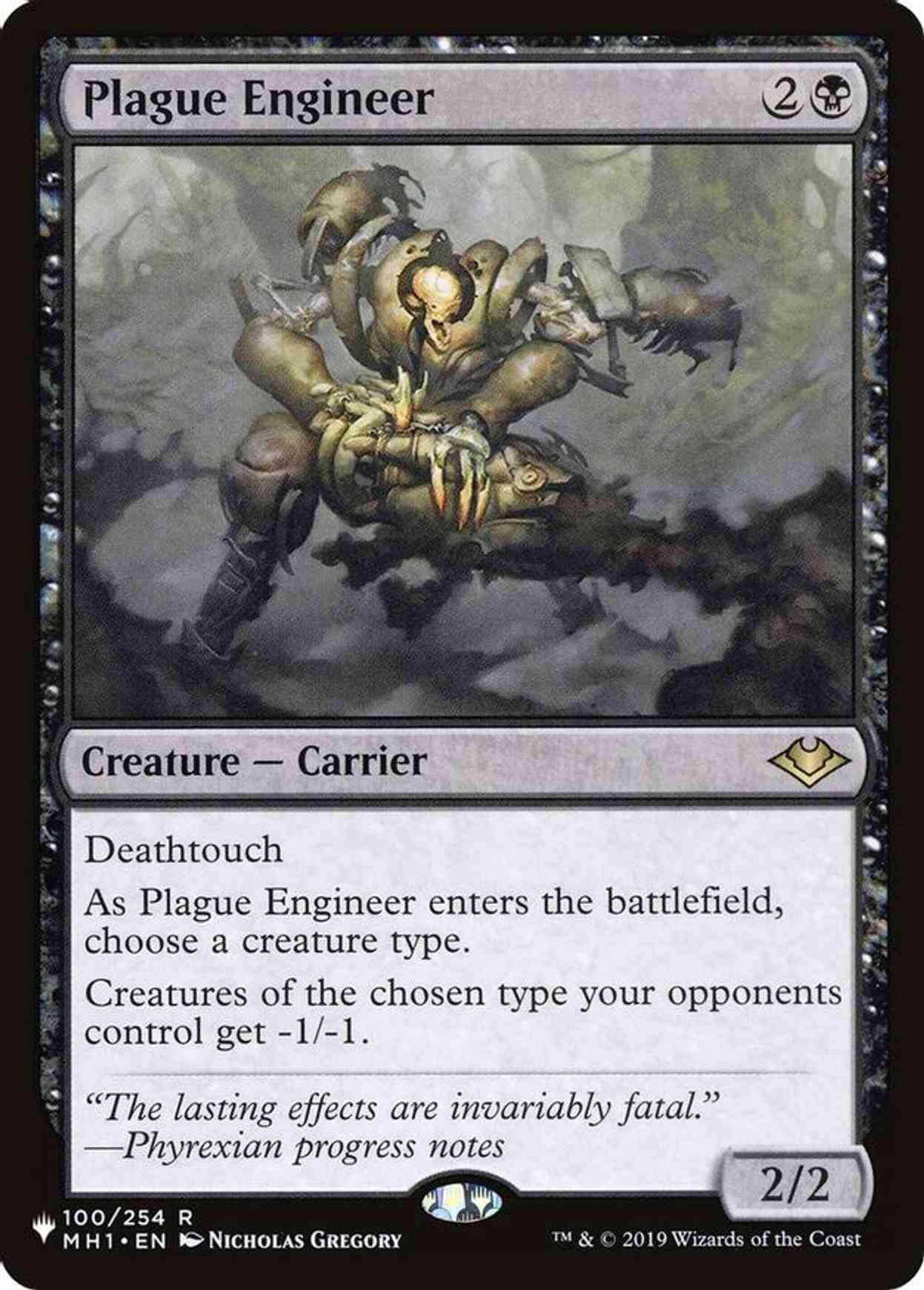 Plague Engineer magic card front