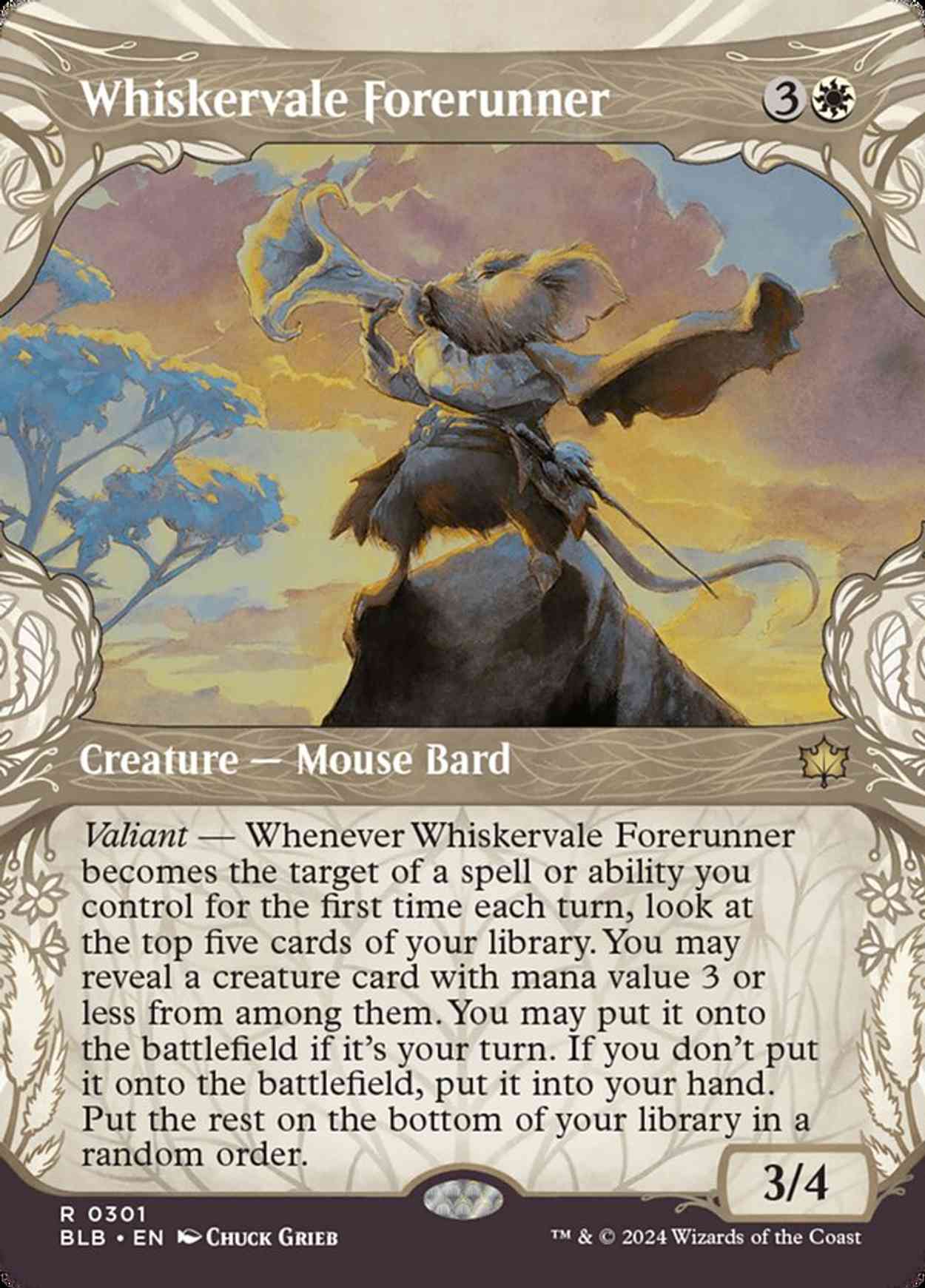 Whiskervale Forerunner magic card front