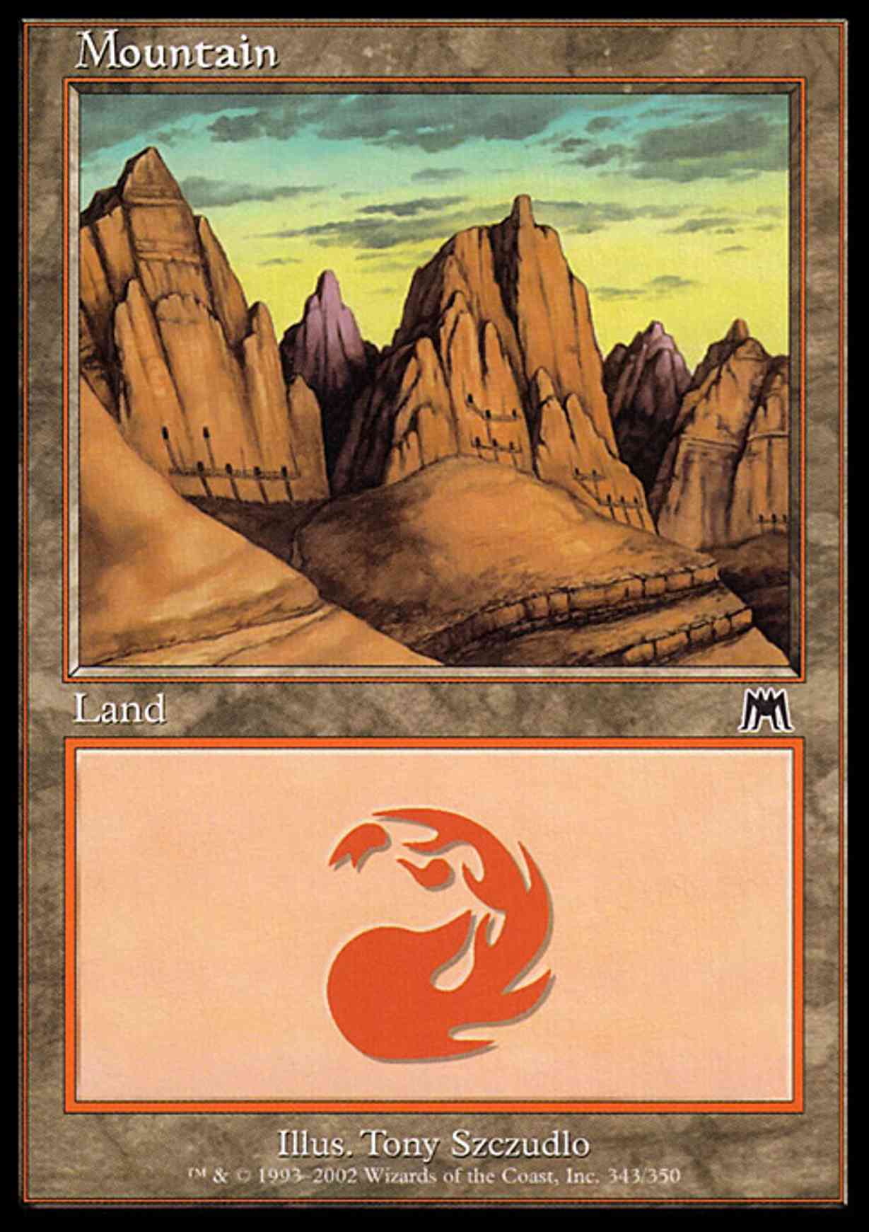 Mountain (343) magic card front