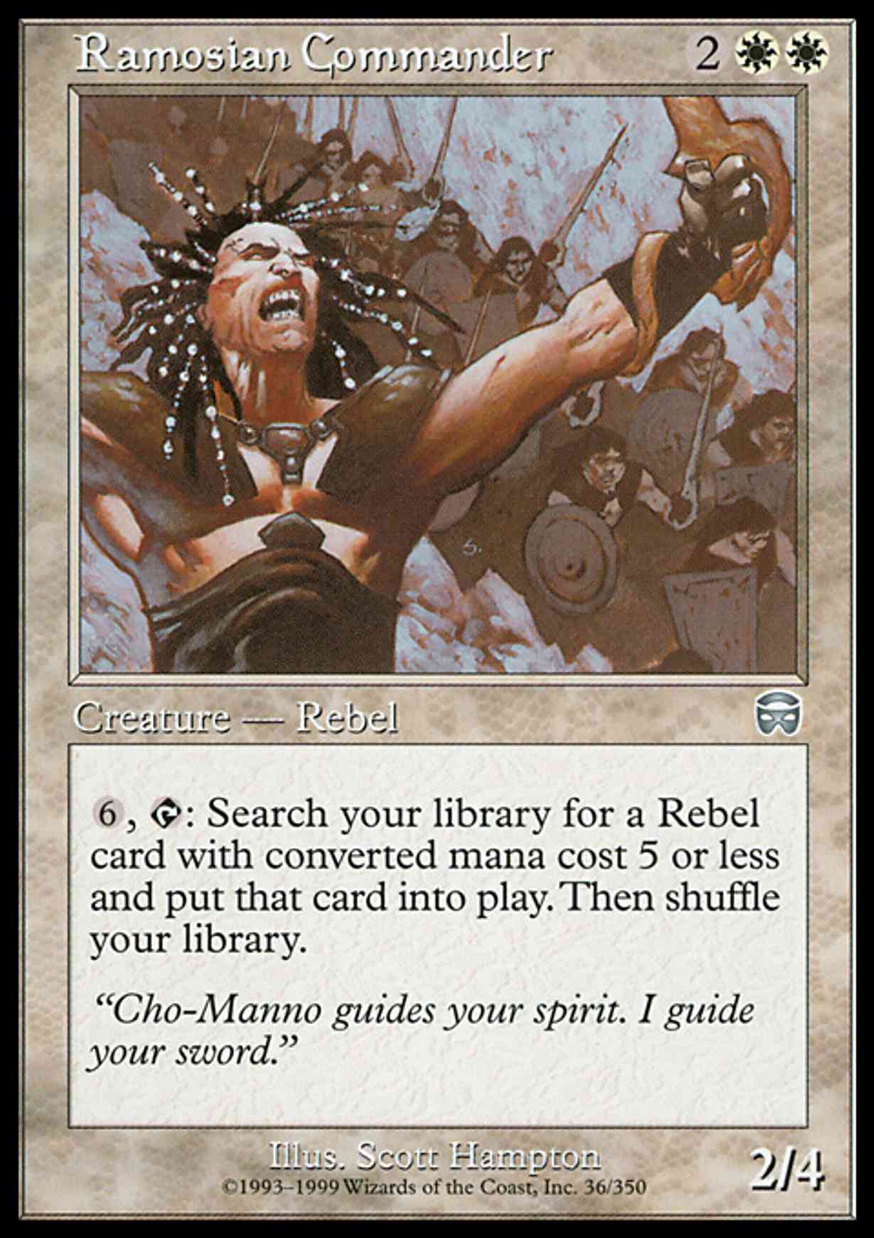 Ramosian Commander magic card front