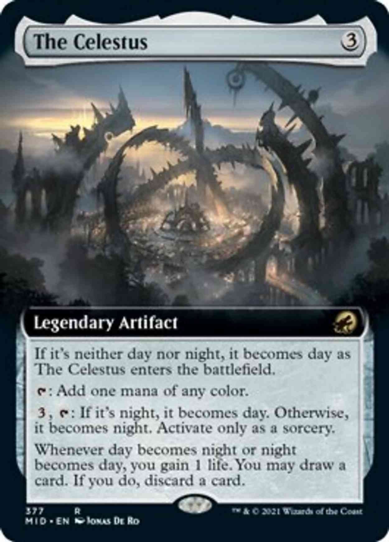 The Celestus (Extended Art) magic card front