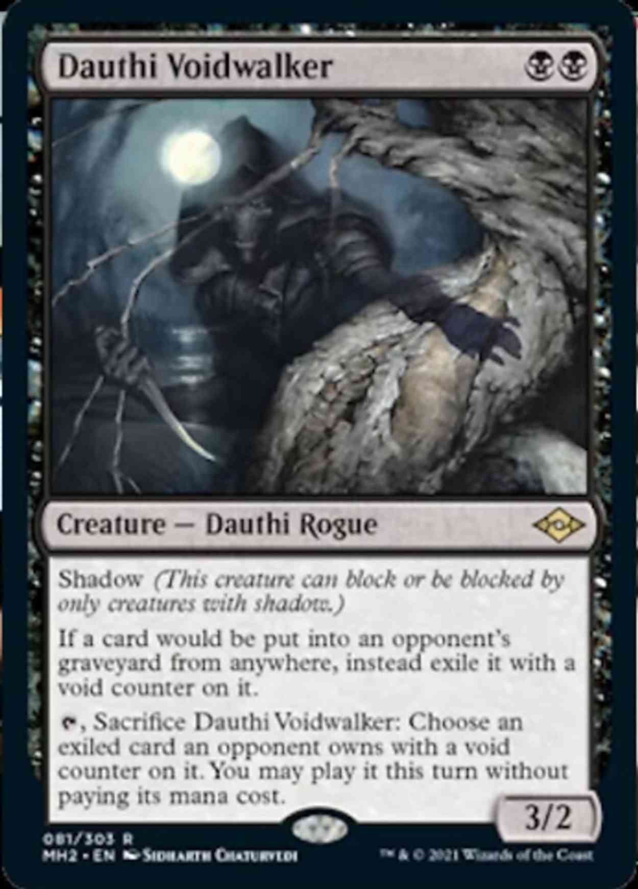 Dauthi Voidwalker magic card front