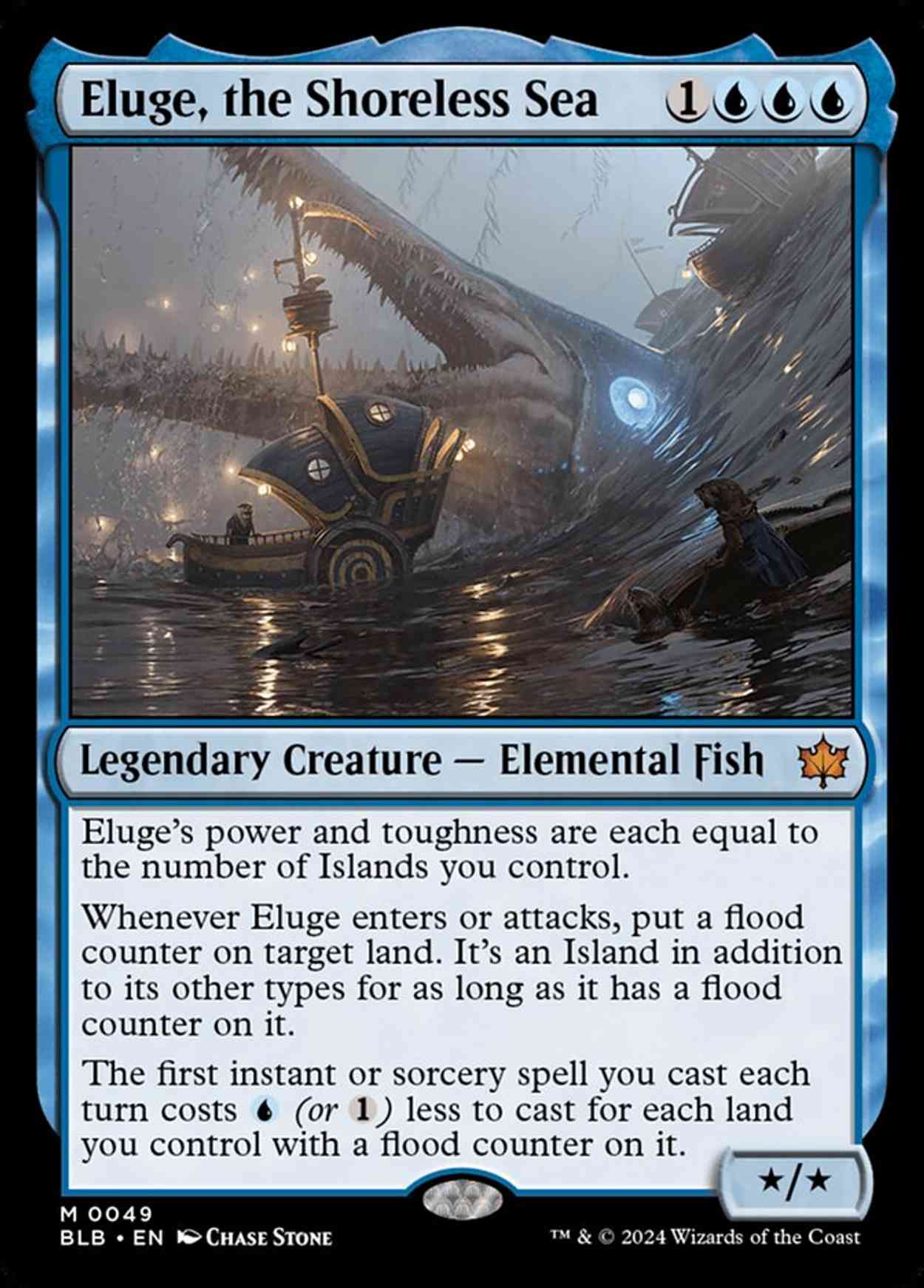 Eluge, the Shoreless Sea magic card front