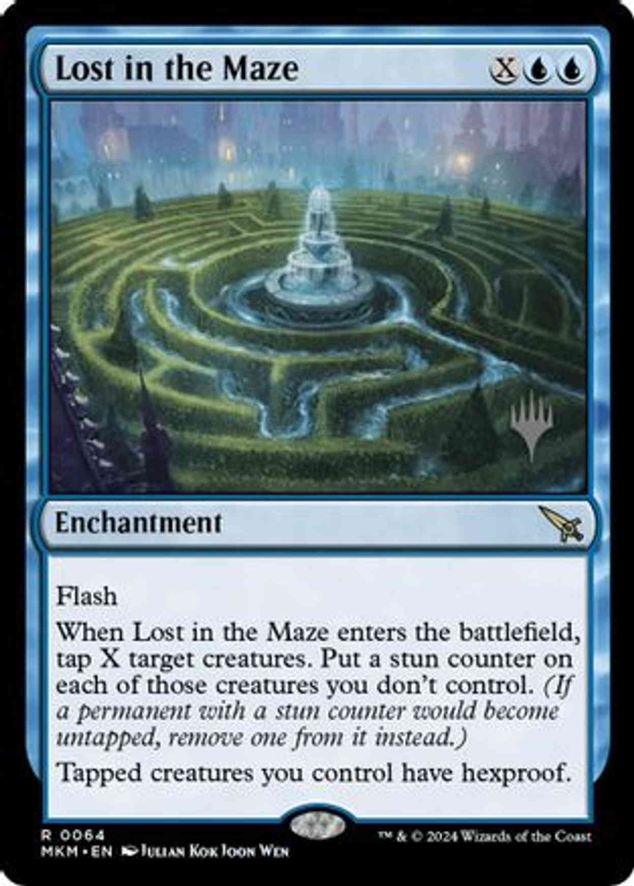 Lost in the Maze magic card front