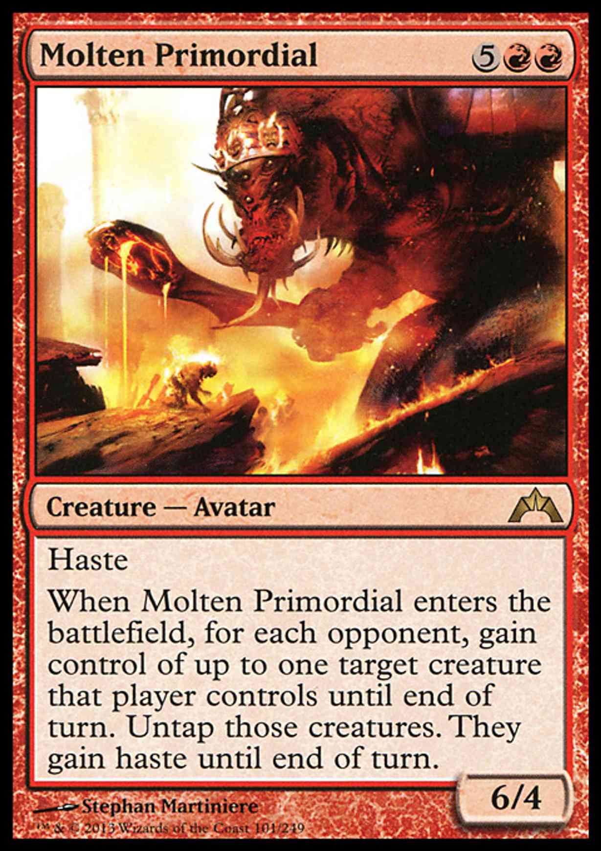 Molten Primordial magic card front