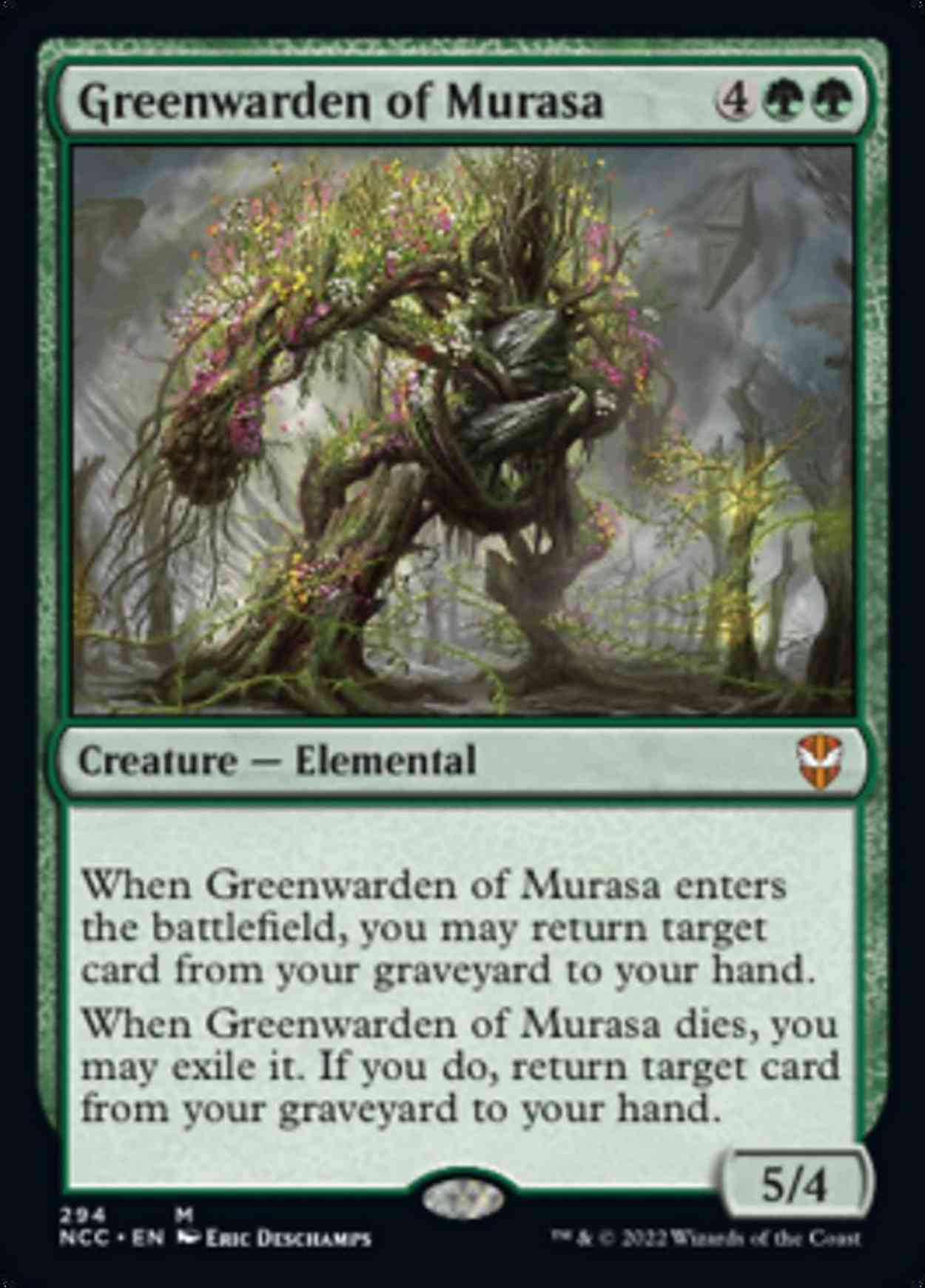 Greenwarden of Murasa magic card front