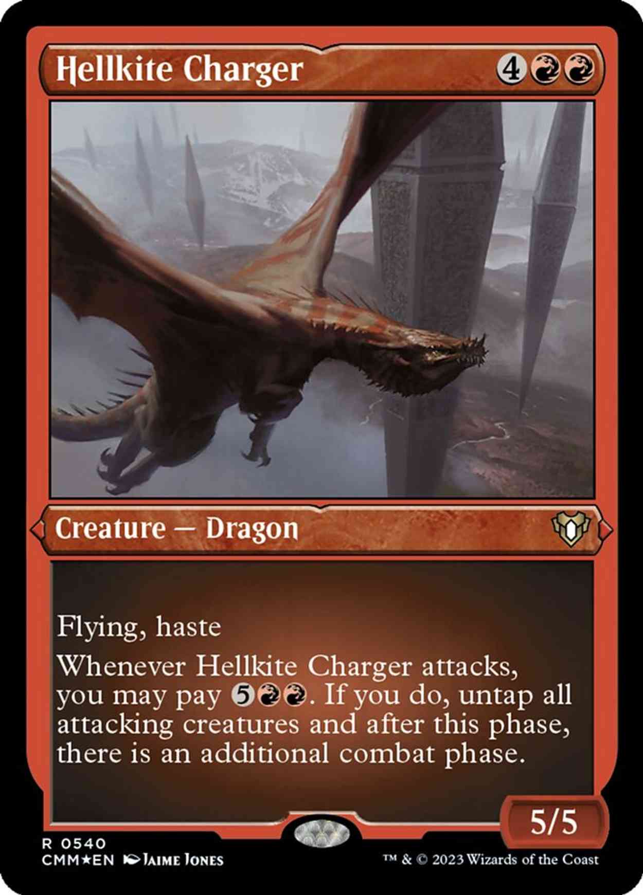 Hellkite Charger (Foil Etched) magic card front