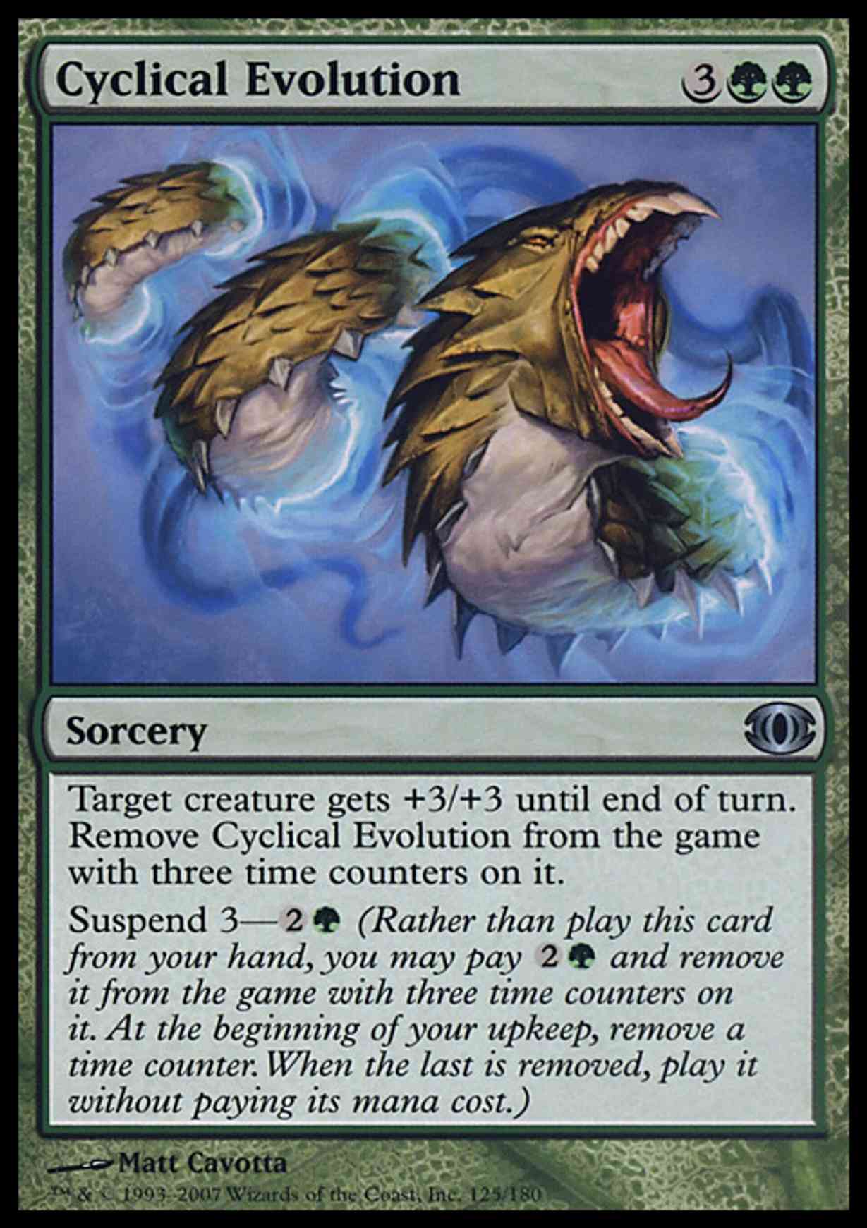 Cyclical Evolution magic card front