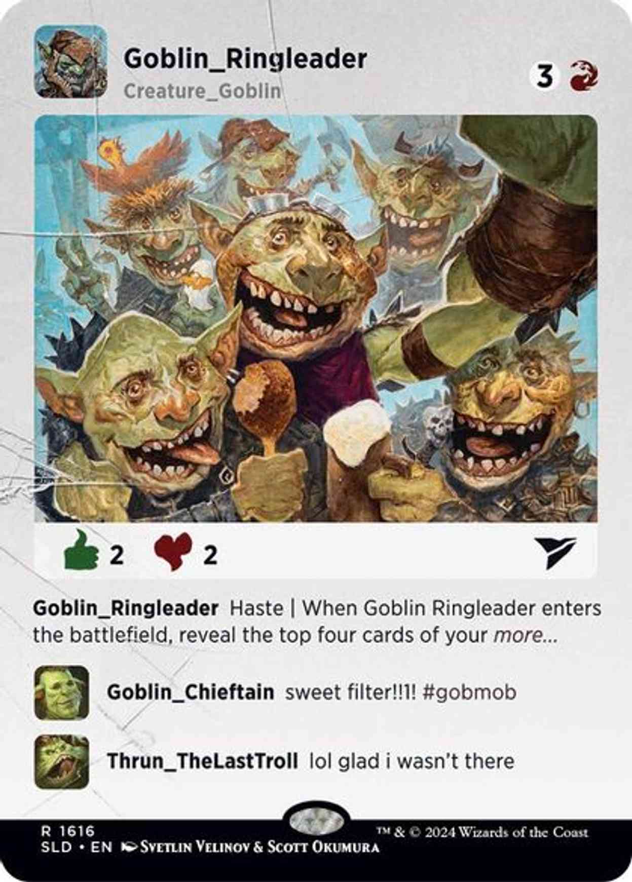 Goblin Ringleader magic card front