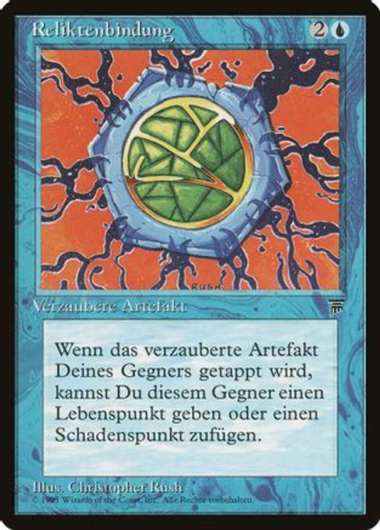 Relic Bind (German) - "Reliktenbindung" magic card front