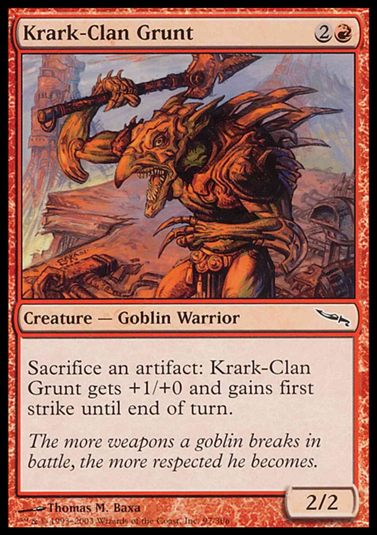 Krark-Clan Grunt magic card front