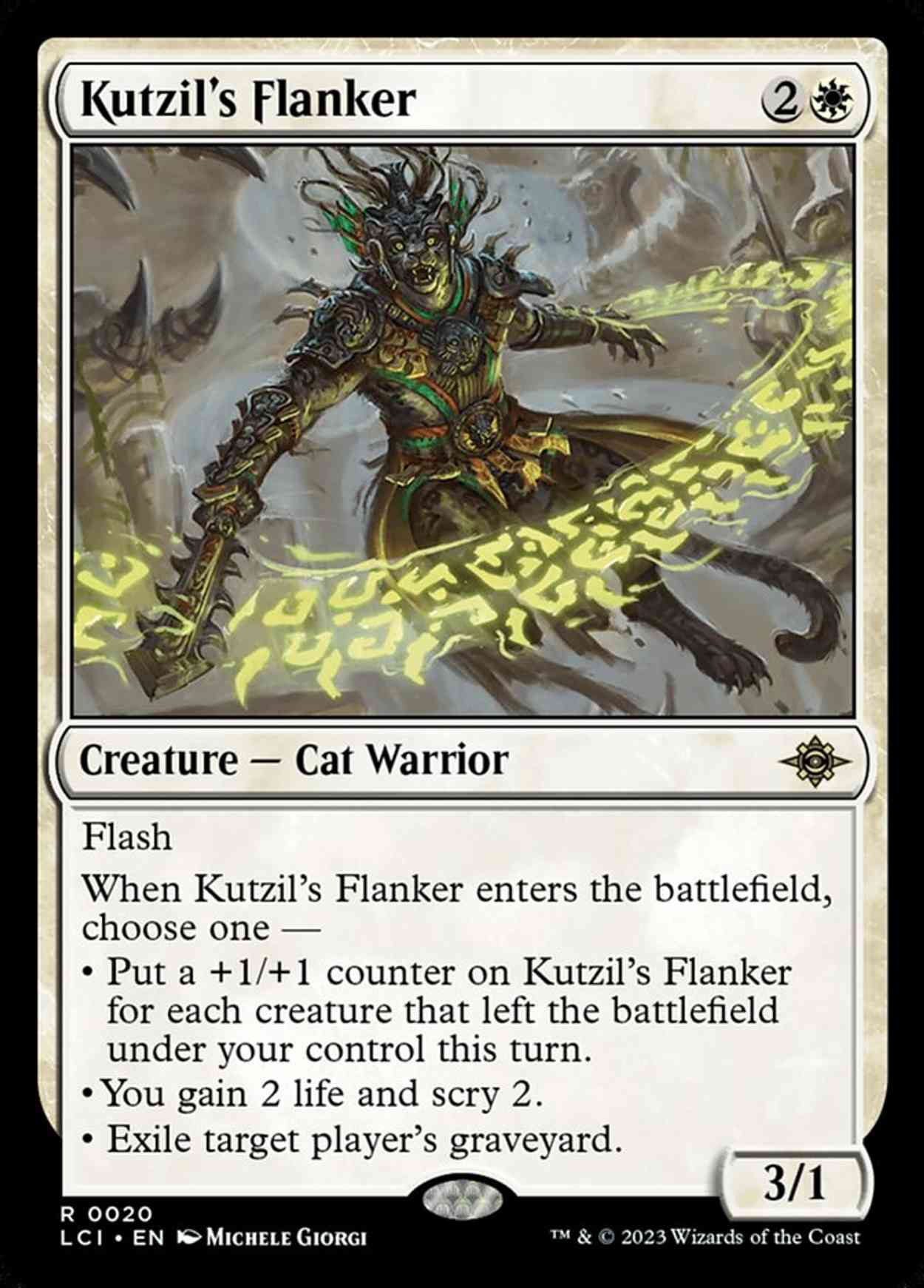 Kutzil's Flanker magic card front