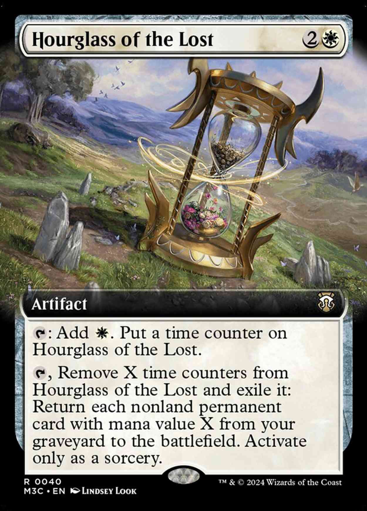 Hourglass of the Lost (Extended Art) magic card front