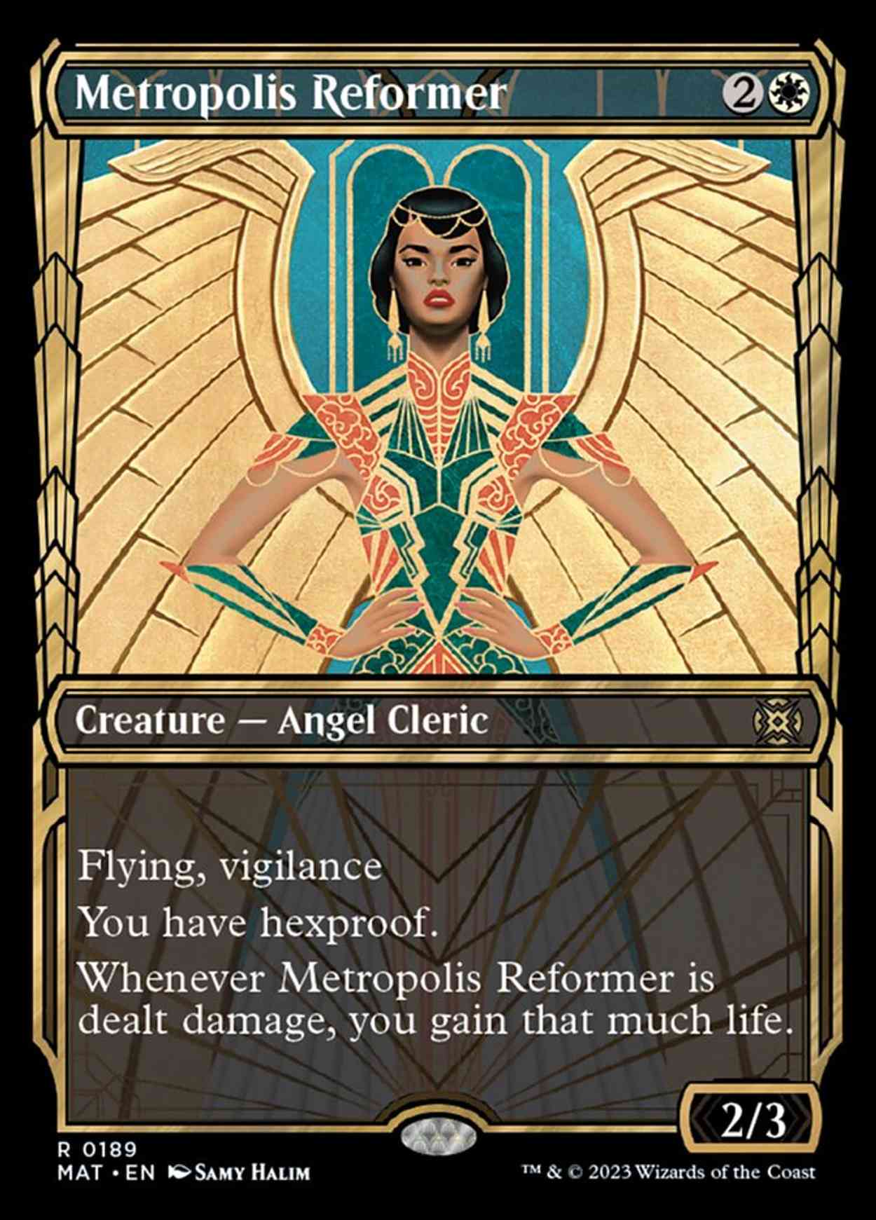 Metropolis Reformer (Halo Foil) magic card front
