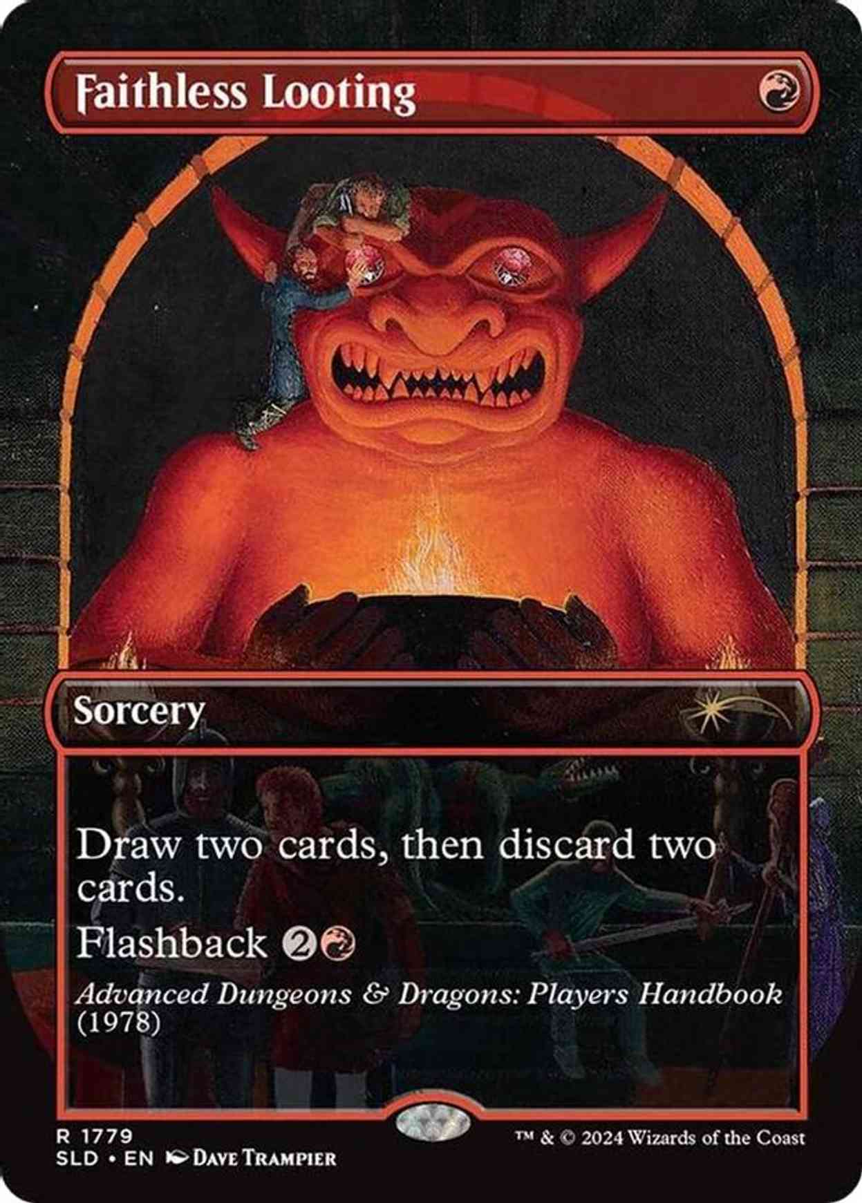 Faithless Looting magic card front