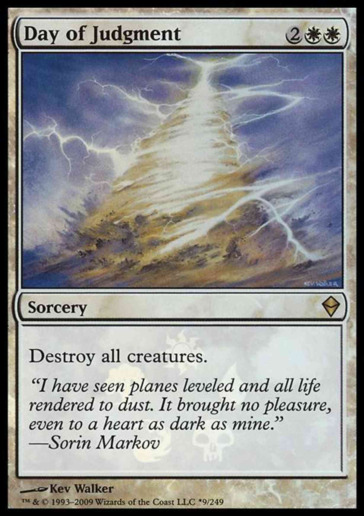 Day of Judgment magic card front