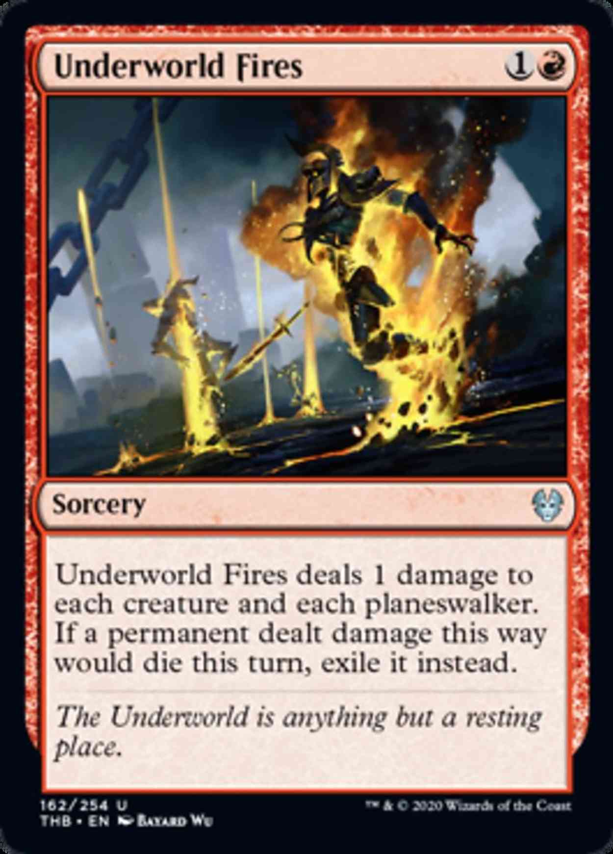 Underworld Fires magic card front
