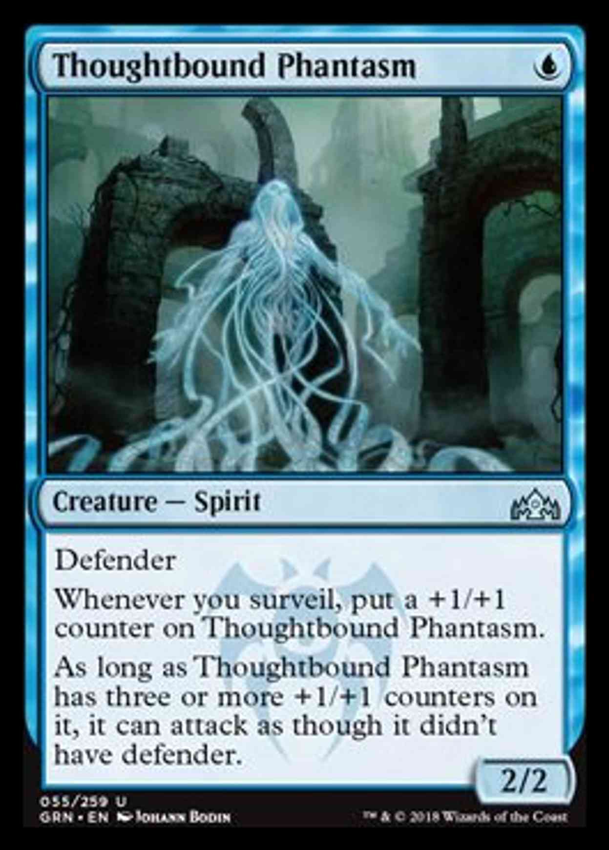 Thoughtbound Phantasm magic card front