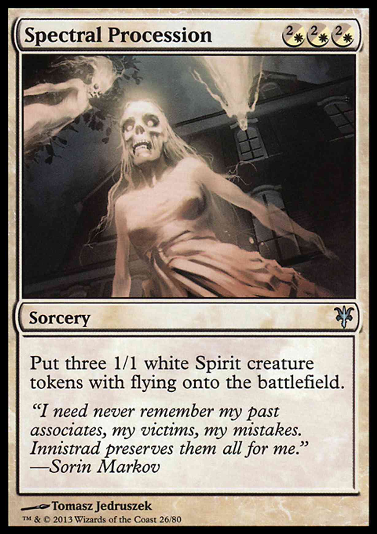 Spectral Procession magic card front