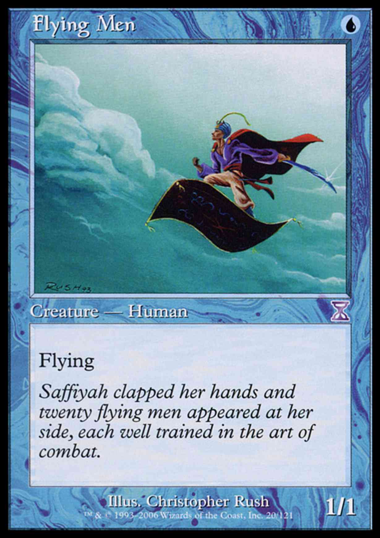 Flying Men magic card front