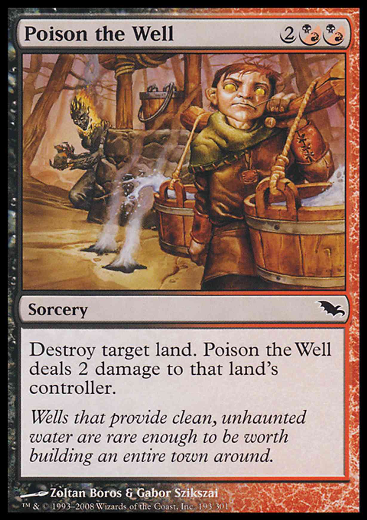 Poison the Well magic card front