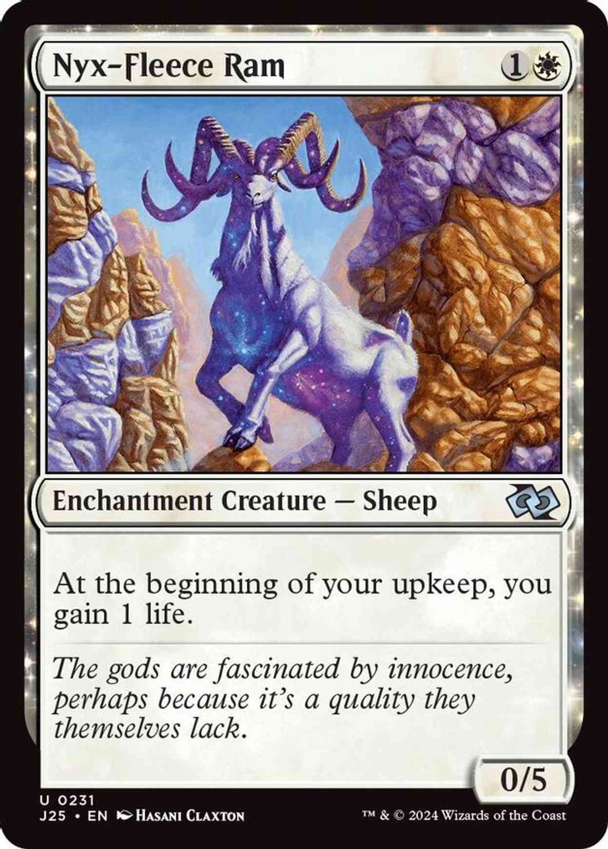 Nyx-Fleece Ram magic card front