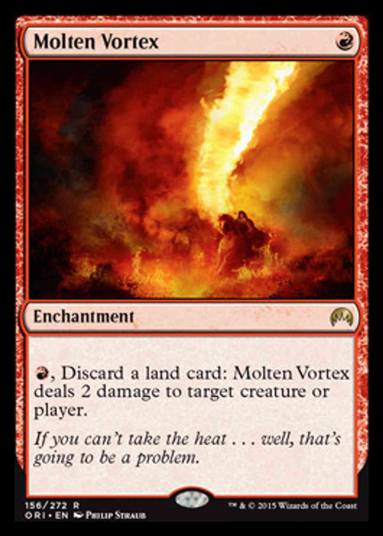 Molten Vortex magic card front