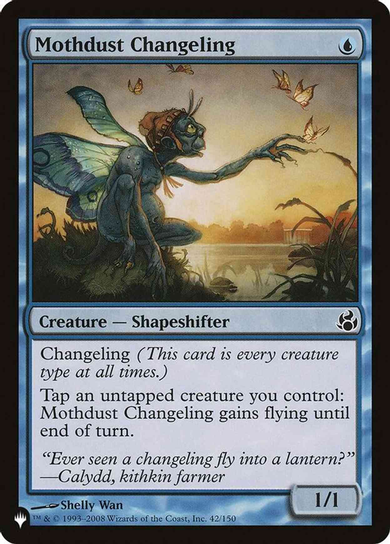 Mothdust Changeling magic card front