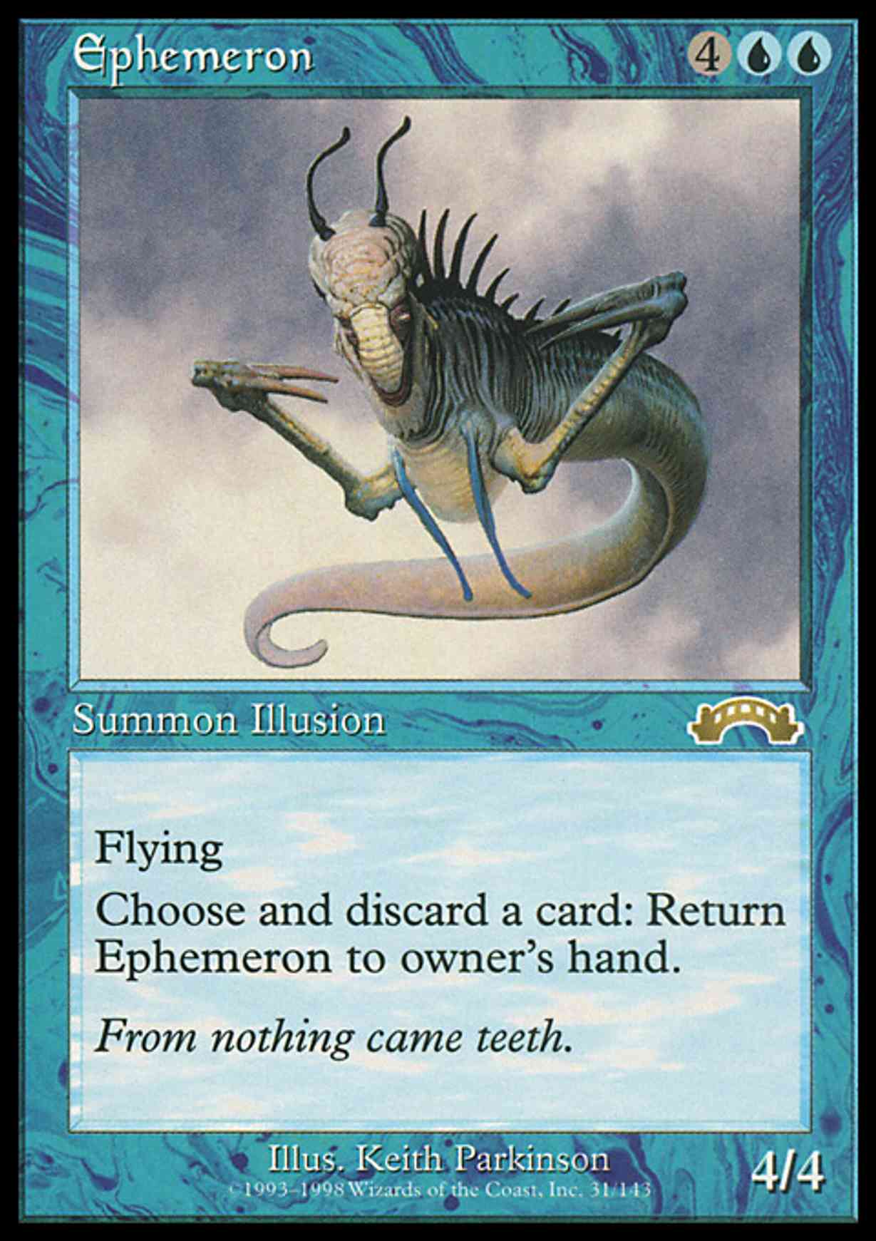 Ephemeron magic card front
