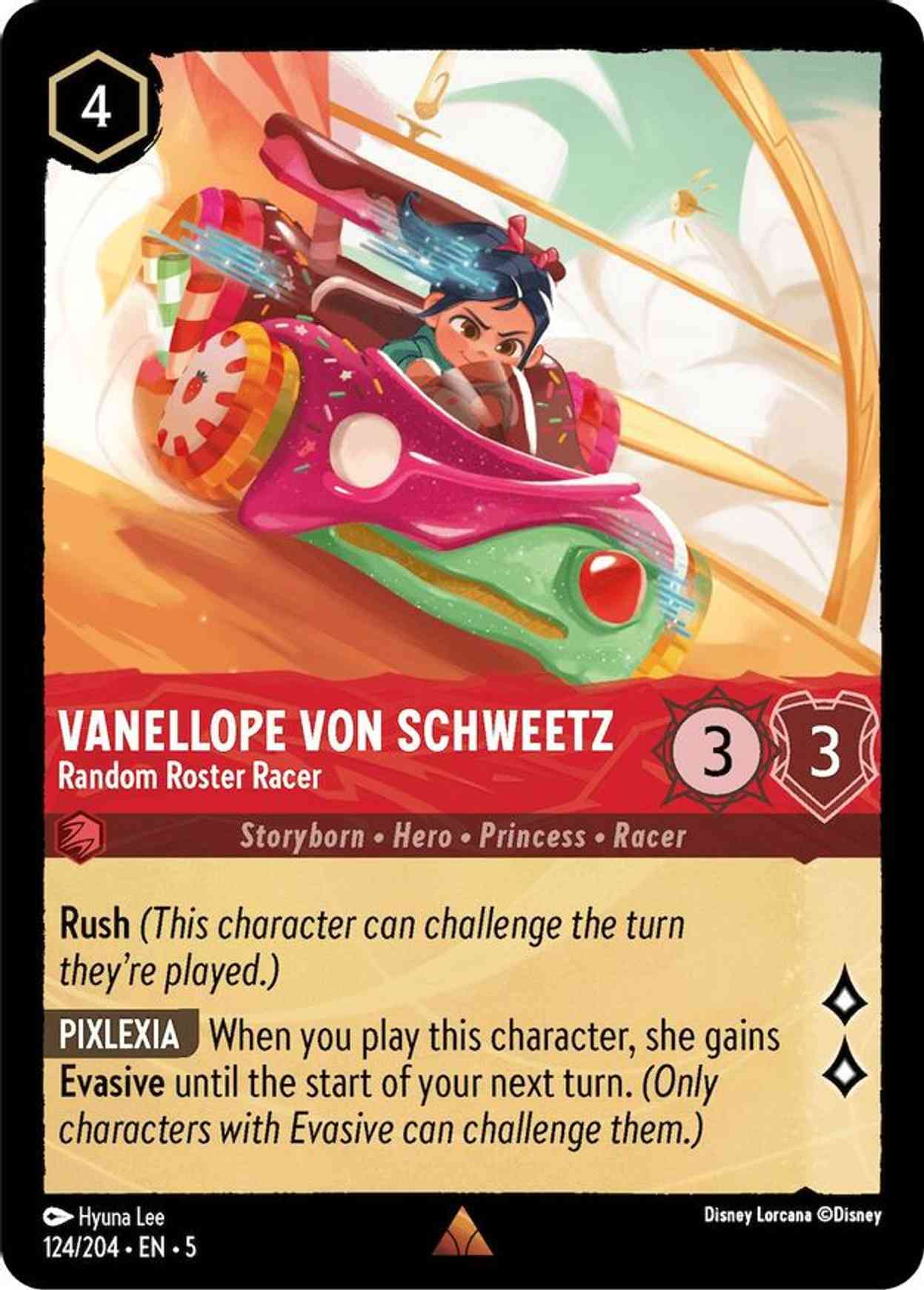 Vanellope von Schweetz - Random Roster Racer magic card front