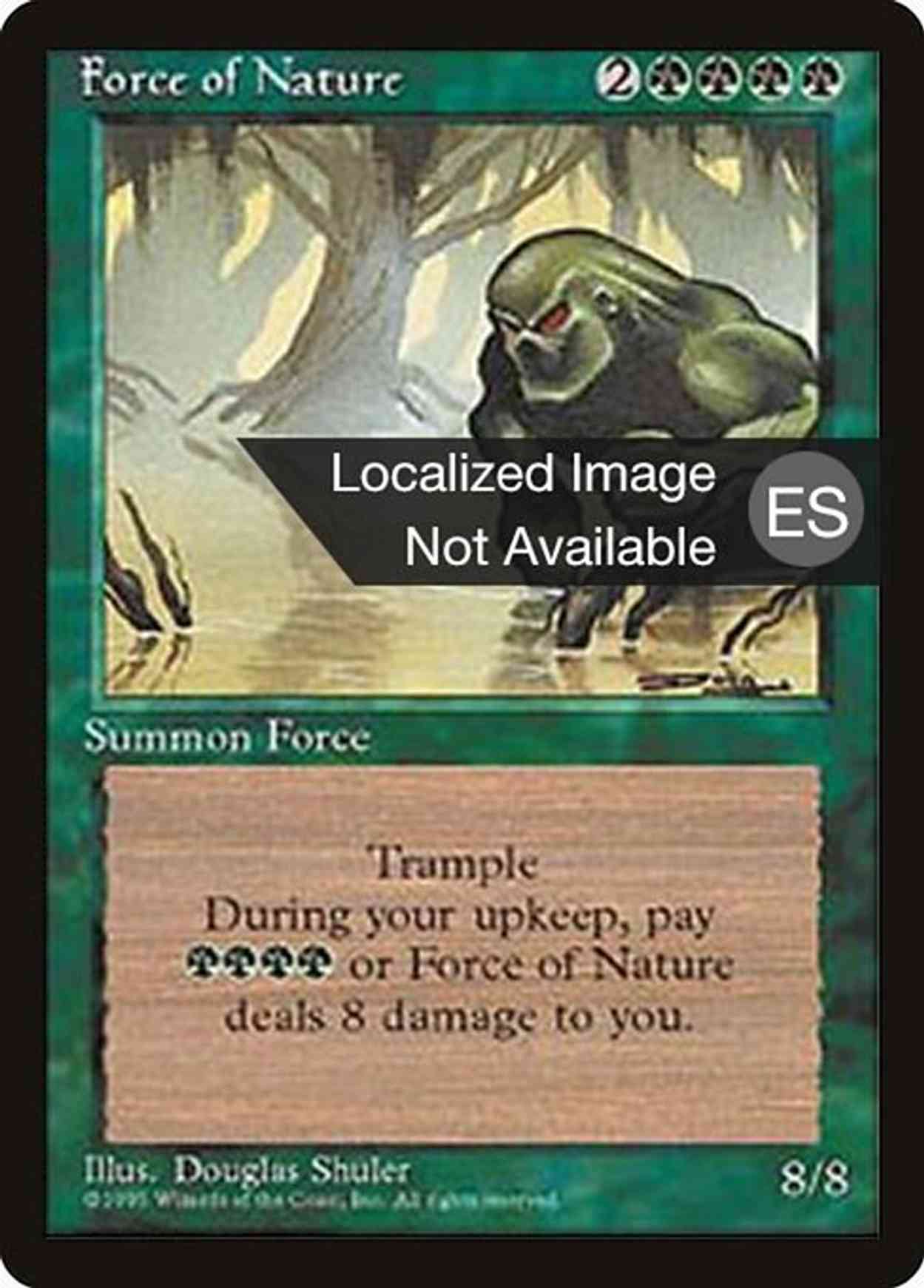 Force of Nature magic card front