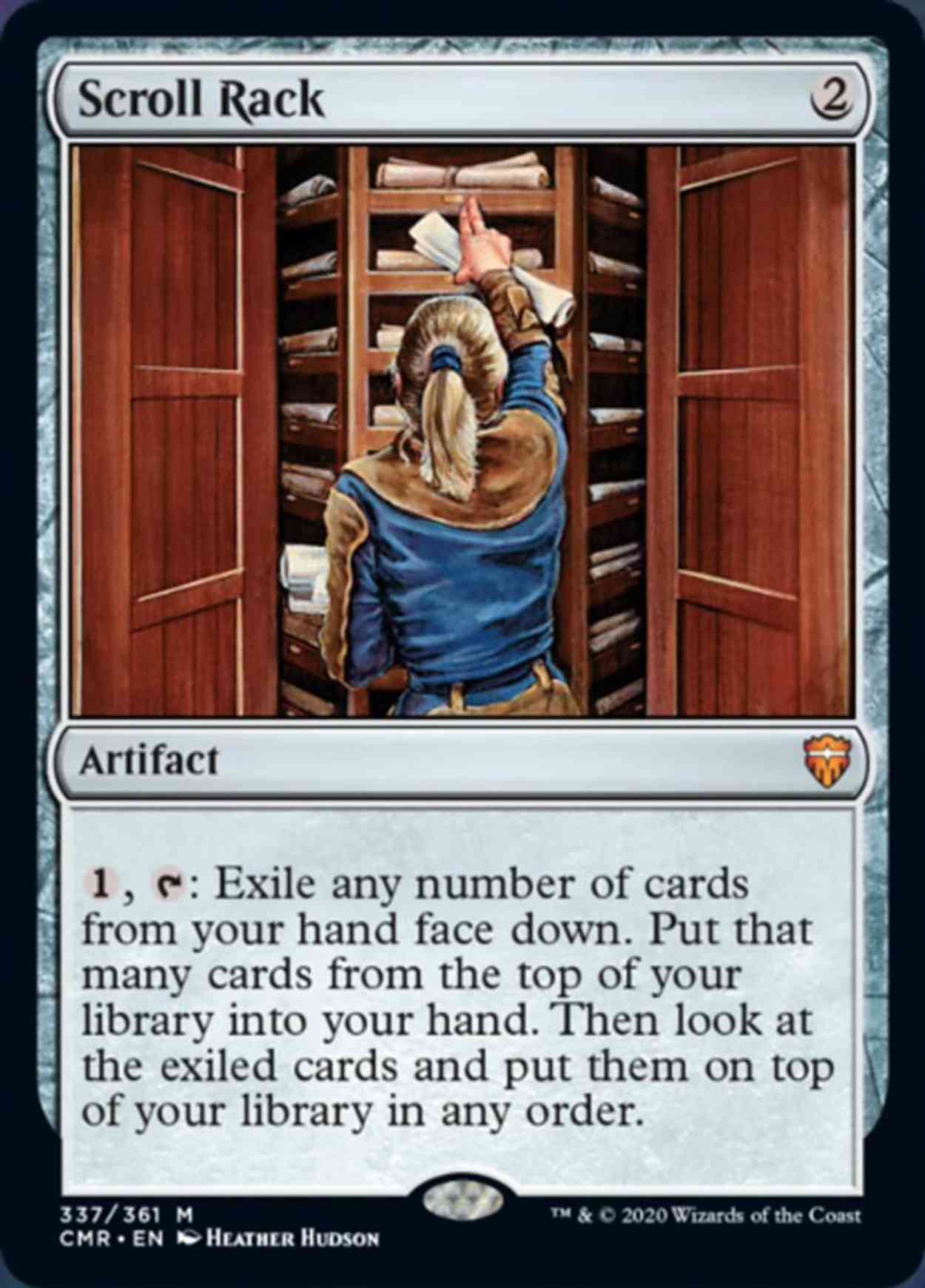 Scroll Rack magic card front