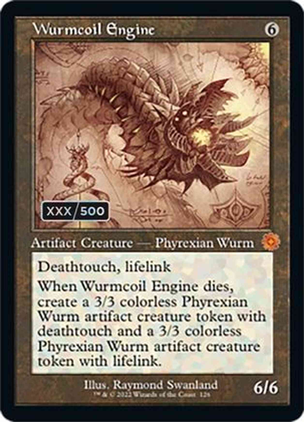 Wurmcoil Engine (Schematic) (Serial Numbered) magic card front