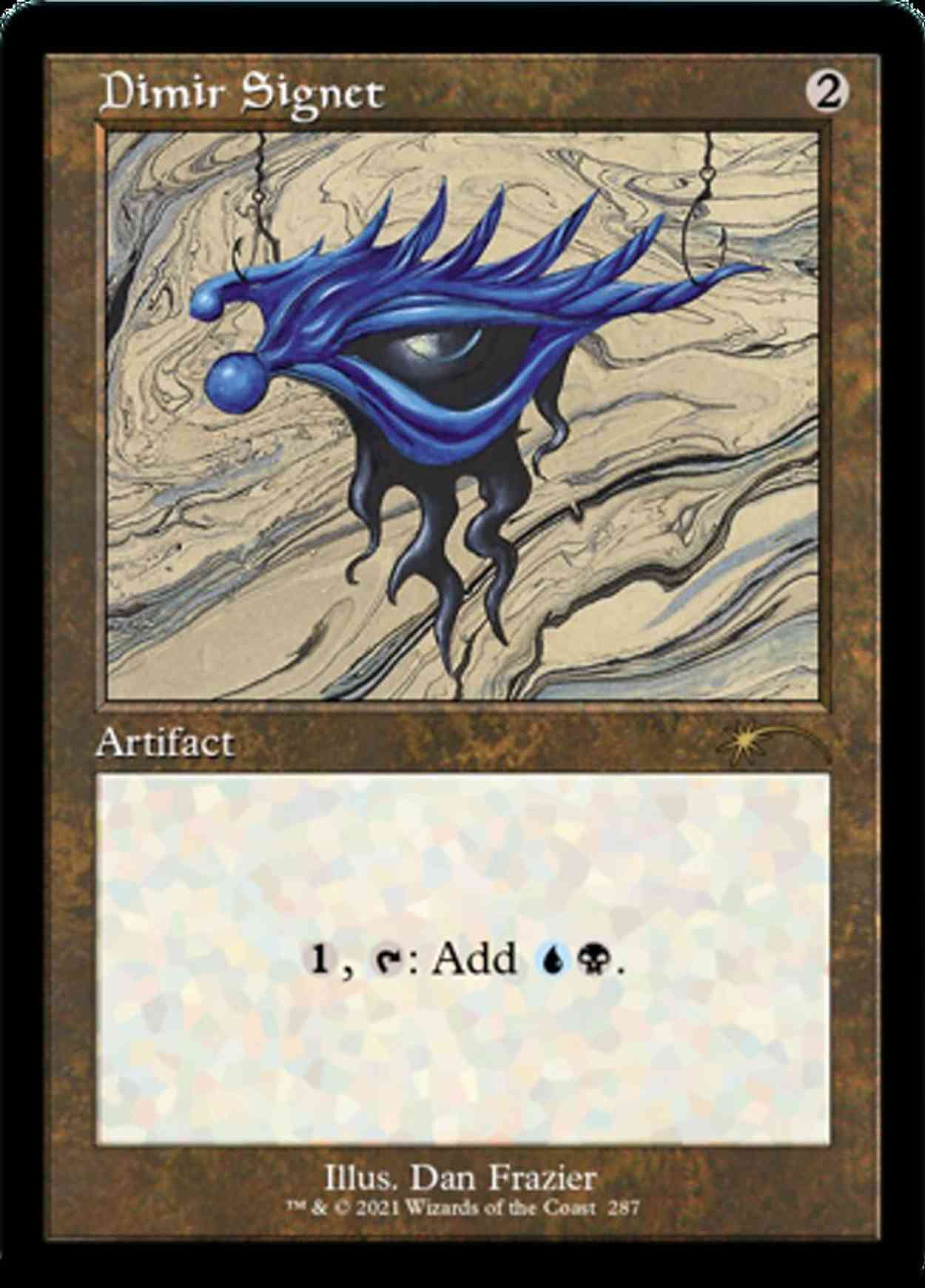 Dimir Signet (Retro Frame) magic card front