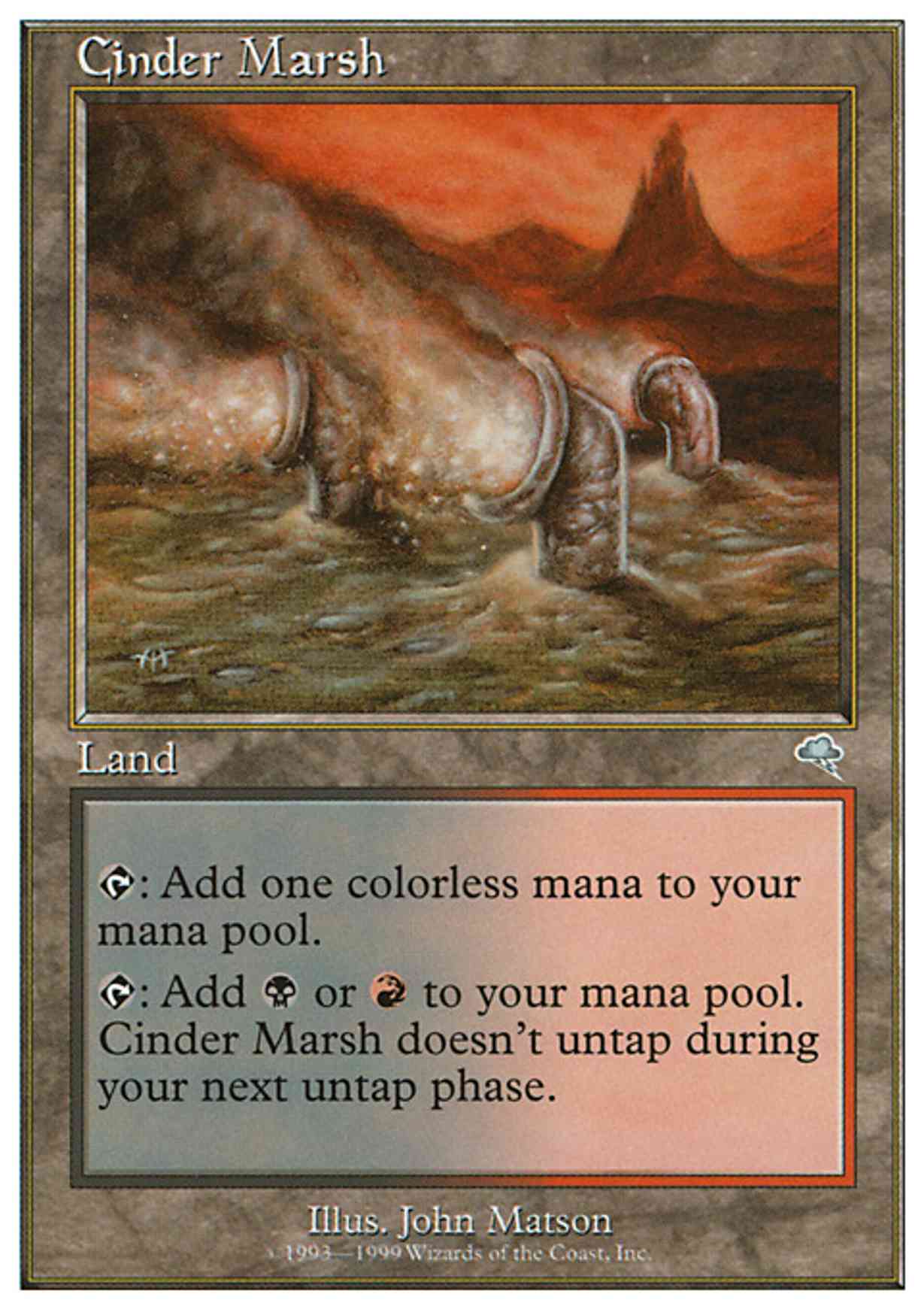 Cinder Marsh magic card front