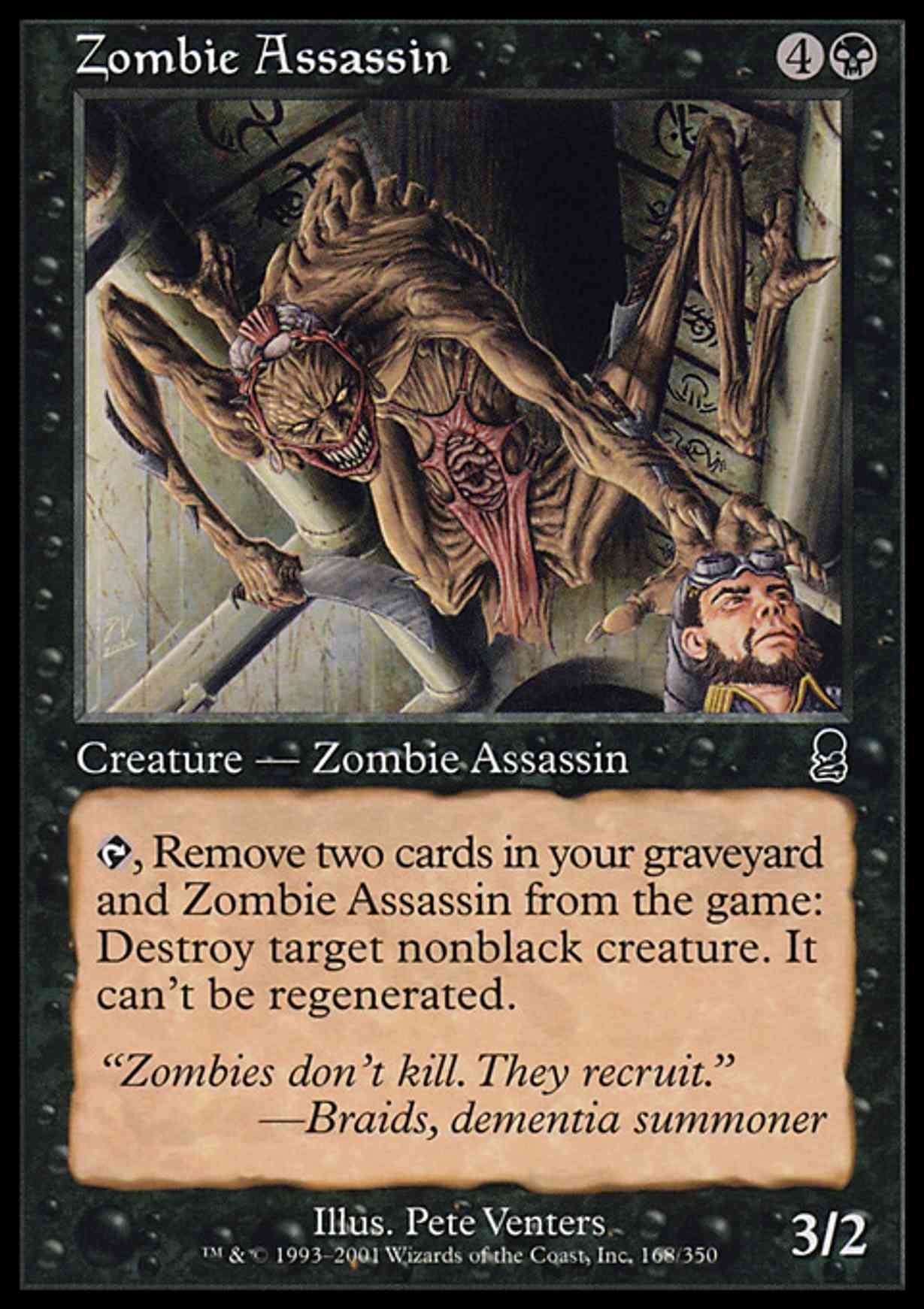 Zombie Assassin magic card front