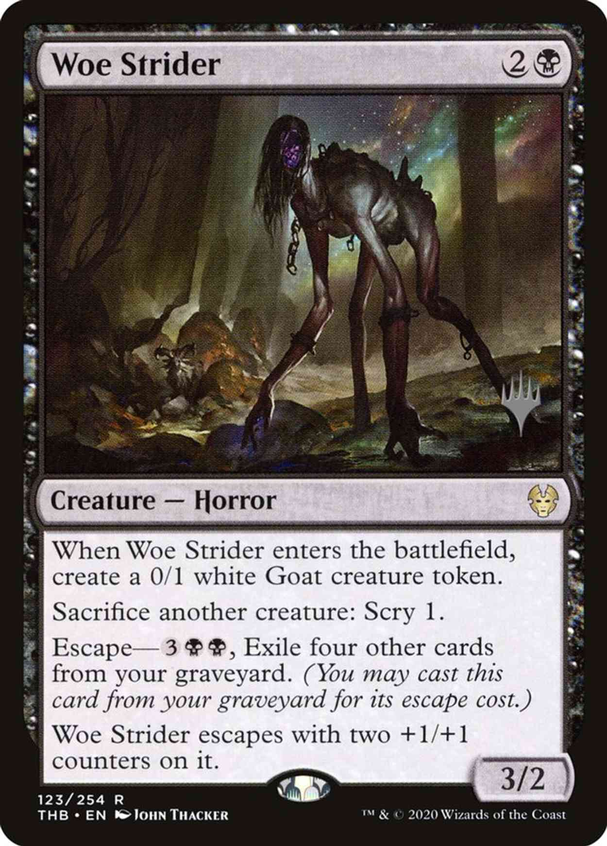 Woe Strider magic card front