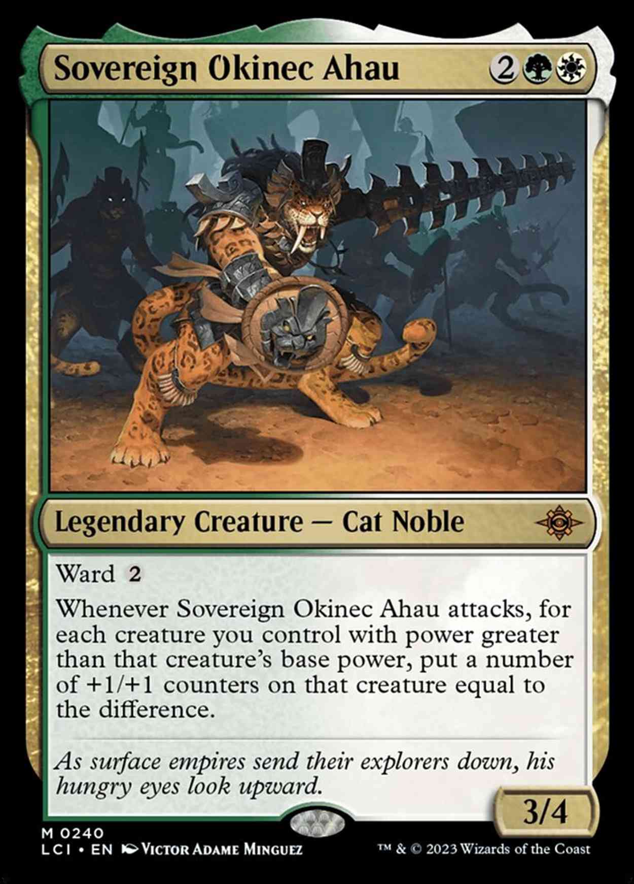 Sovereign Okinec Ahau magic card front