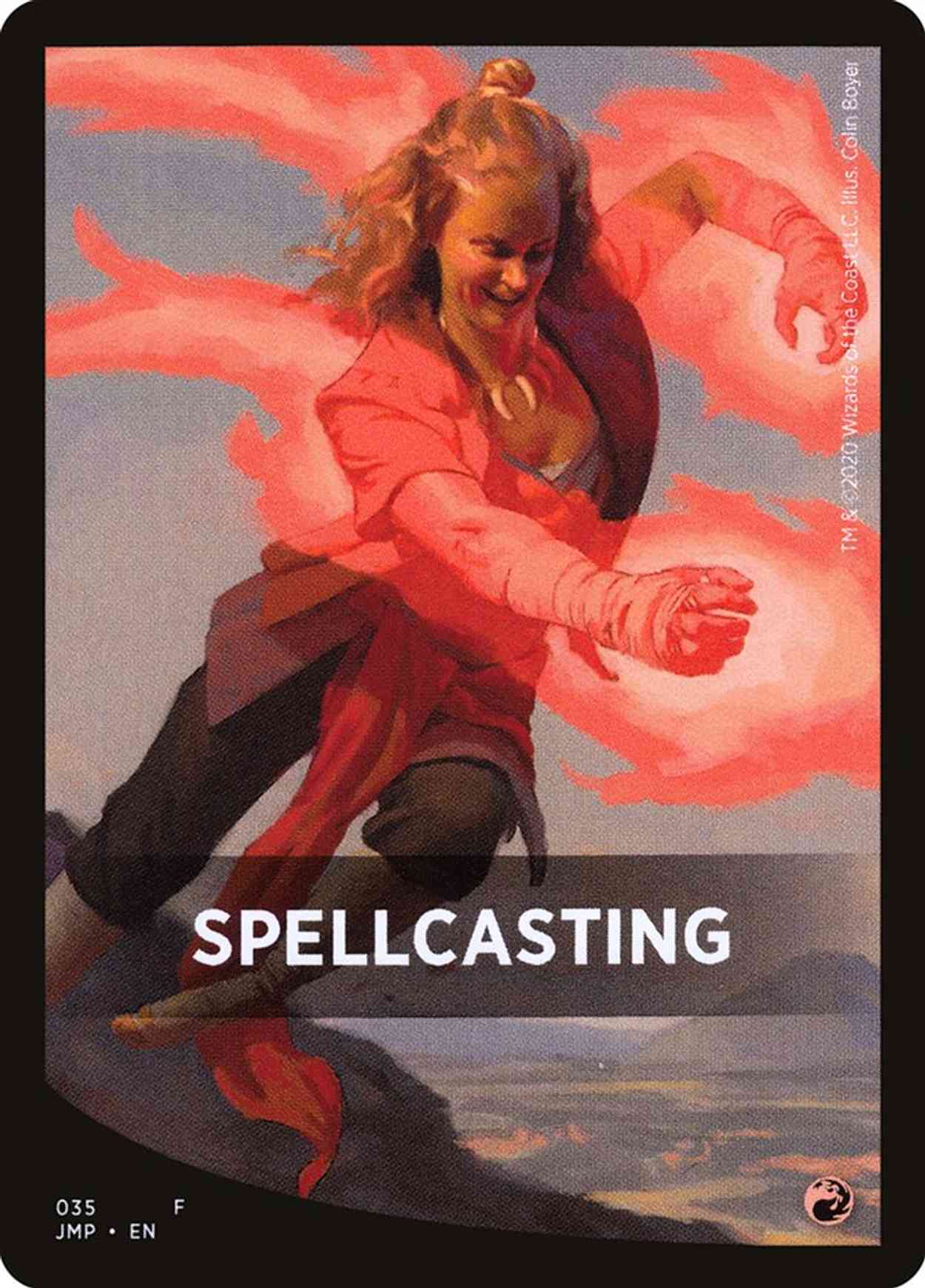 Spellcasting Theme Card magic card front