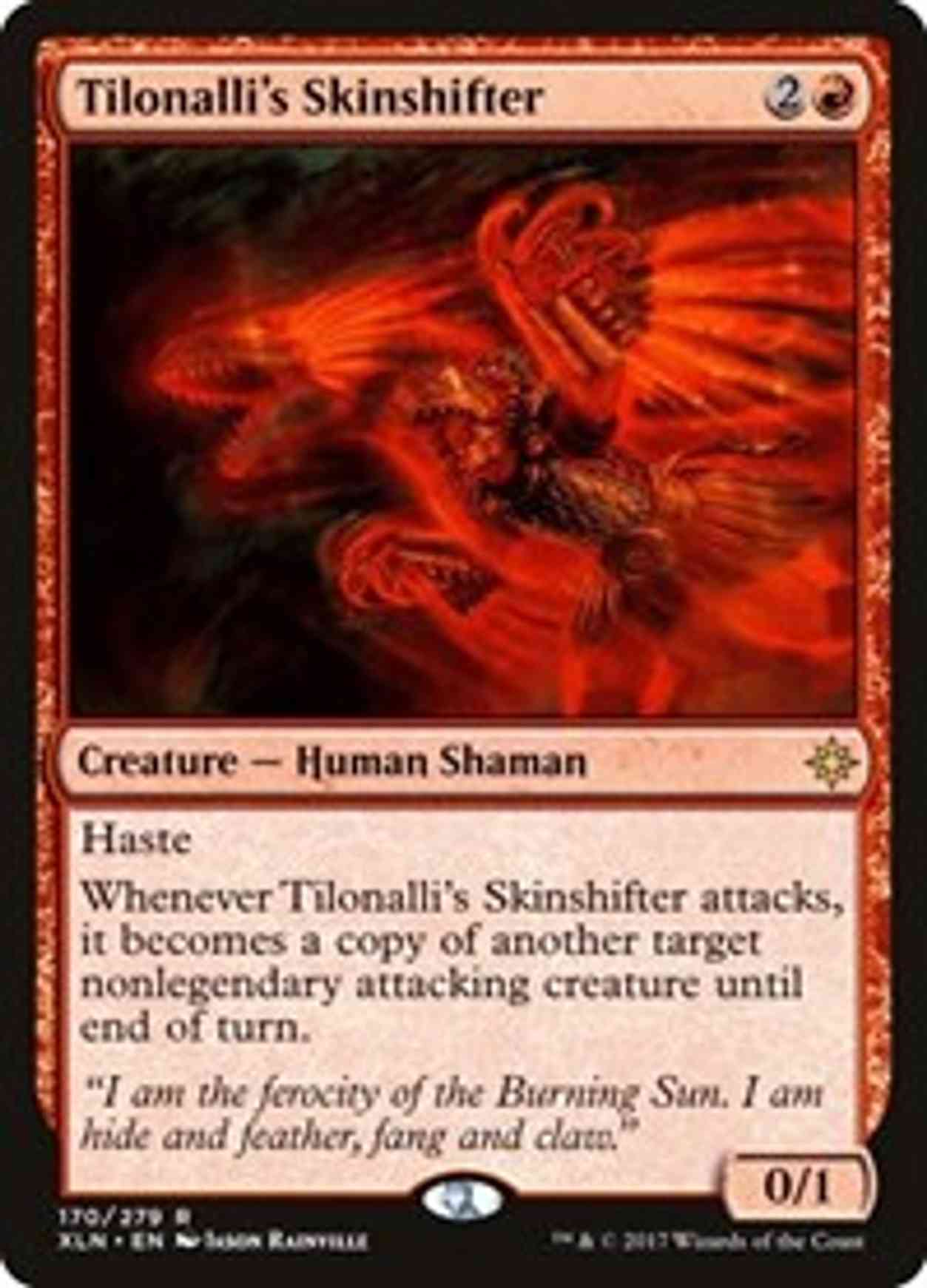 Tilonalli's Skinshifter magic card front