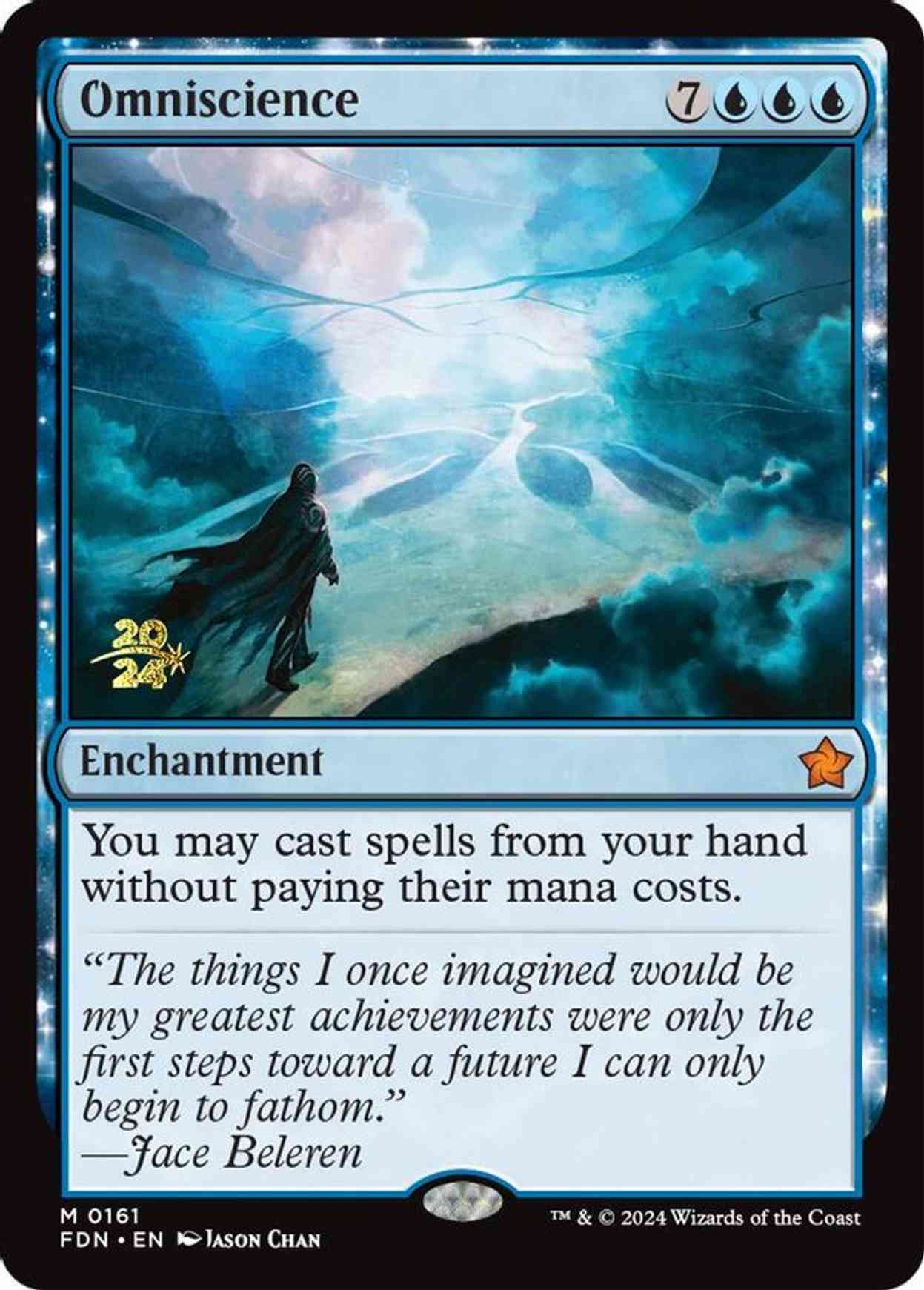 Omniscience (FDN) magic card front