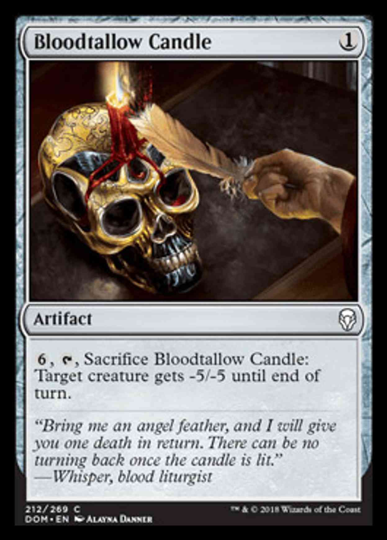 Bloodtallow Candle magic card front