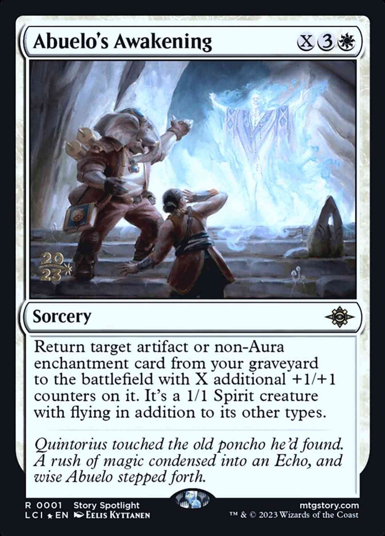 Abuelo's Awakening magic card front