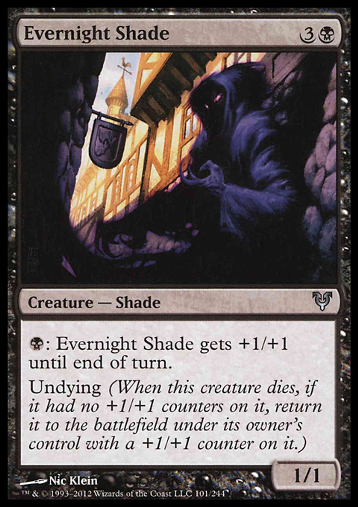Evernight Shade magic card front