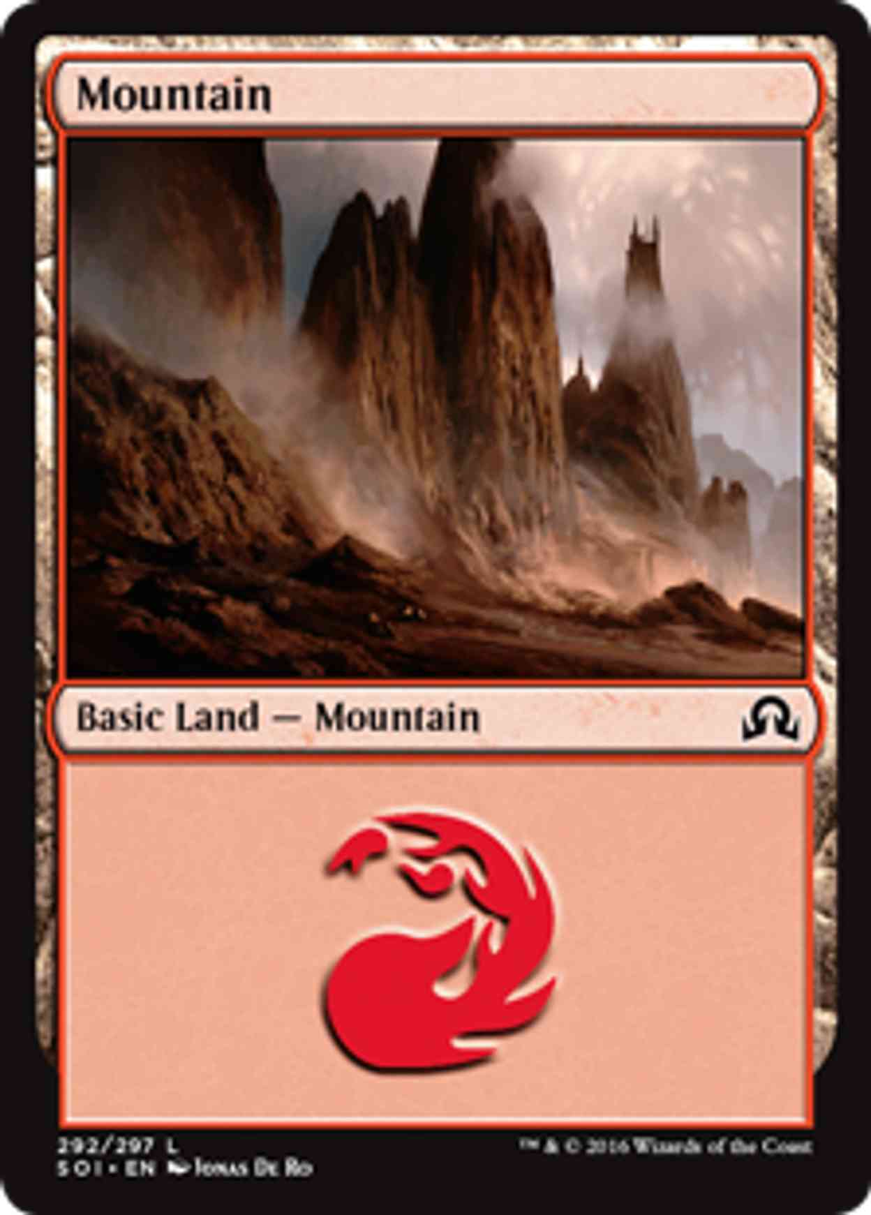 Mountain (292) magic card front