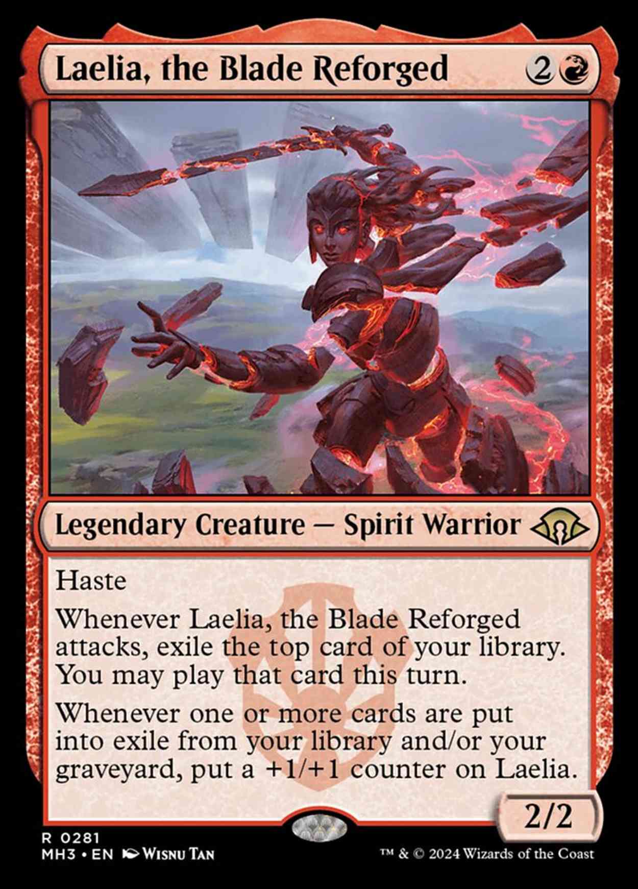 Laelia, the Blade Reforged magic card front